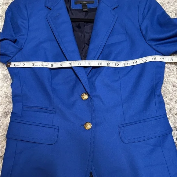 💙J. Crew Royal Blue Blazer with Gold Accents - Picture 6 of 12